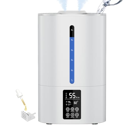 Coolfiqu, 6L Humidifiers for Bedroom Large Room Home,